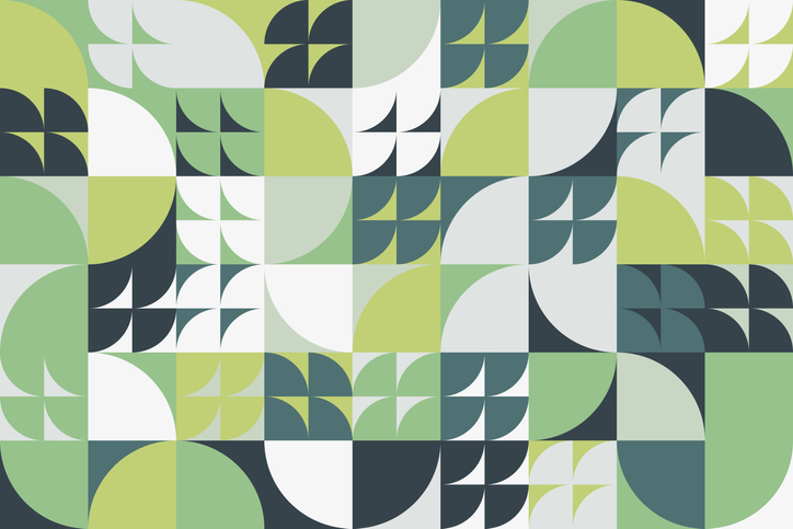 Colorful Geometric Vector Pattern Design