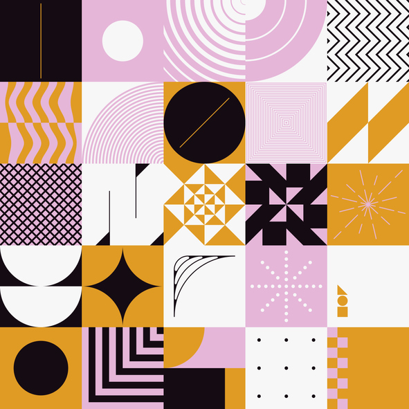 Scandinavian Artwork Vector Pattern Design