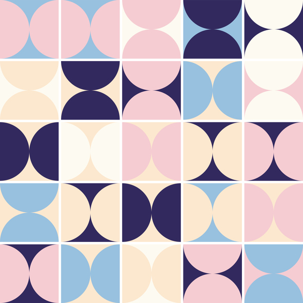 Circular Abstract Vector Pattern Design