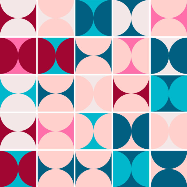 Circular Abstract Vector Pattern Design