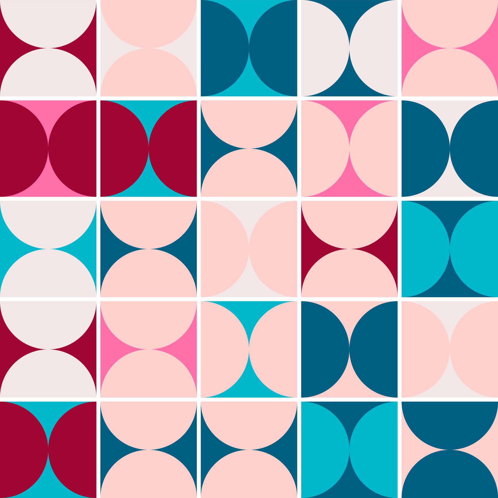 Circular Abstract Vector Pattern Design